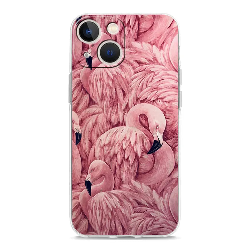 Phone Case For iPhone 17 Cases iPhone Air 16 15 12 13 14 Pro Max 15 Plus 16Pro iPhone11 Clear Cover Fashion Gold Pink Marble